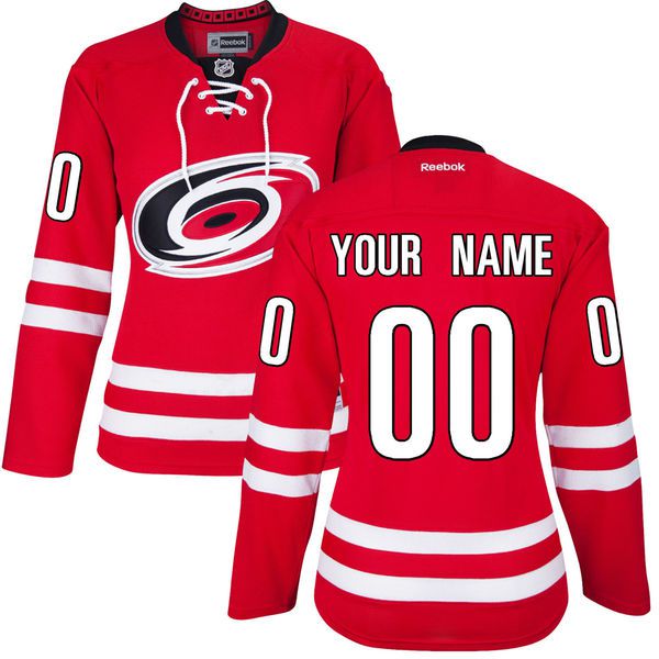 Reebok Carolina Hurricanes Womens Premier Home NHL Jersey - Red->women nhl jersey->Women Jersey